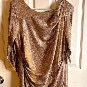 Rose gold dress size 14W